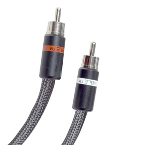Kimber Kable Hero HB Interconnect Cable - 0.5 Meter - Ultraplate Black RCA's - Pair