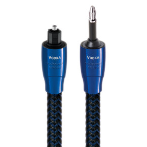 AudioQuest Vodka 3.5mm Mini to Full Size Fiber Optic Digital Cable - 5.0 Meter