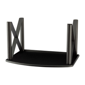 Pangea Audio Vulcan Turntable Stand Add-On LP Storage Shelf - Black- 13-Inch Steel Support Columns