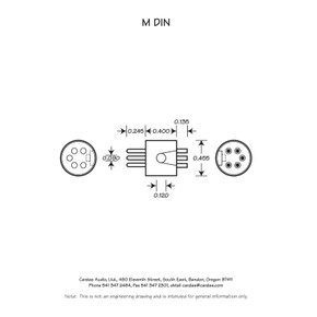 Cardas Din Phono Connector Male