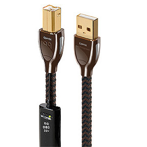 AudioQuest Coffee USB Cable - USB-A to USB-B - 1.5 Meter