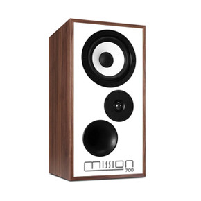 Mission M700 Bookshelf Speakers with Stands - Walnut - Pair