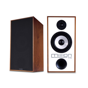 Mission M770 Speakers with Stands - Walnut - Pair