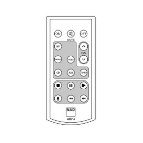NAD AMP 4 Replacement Remote