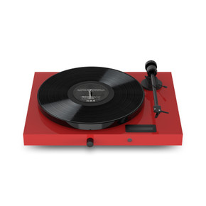 Pro-Ject Juke Box E1 Turntable - Red - Ortofon OM5e