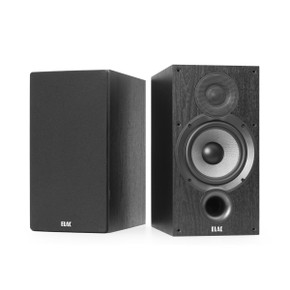 ELAC Debut 2.0 B6.2 Bookshelf Speakers - Black - Pair