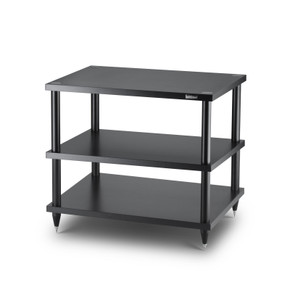 Solidsteel S2-3 Three-Shelf Audio Rack - Black