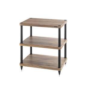 Solidsteel S3-3 Three-Shelf Audio Rack - Walnut