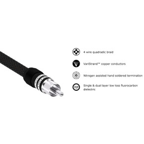 Kimber Kable Hero Interconnect Cable - Pairs & Singles - Ultraplate Black RCA's - Various Lengths
