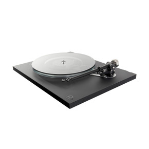 Left facing angled view of the Rega Planar 6 Turntable in Polaris Grey
