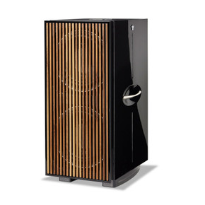 Angle of REL Acoustics 212 Black Label Grille