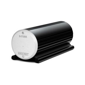 Musical Fidelity X-Tube tube output buffer front view showing brushed aluminum faceplate