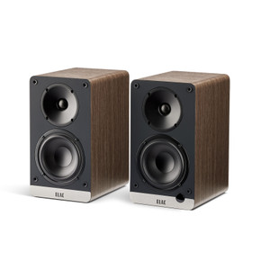 ELAC Debut ConneX DCB41 Powered Bookshelf Speakers - Walnut - Pair