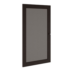 Salamander Synergy S40 Door - Black Trim with Perforated Steel Panel