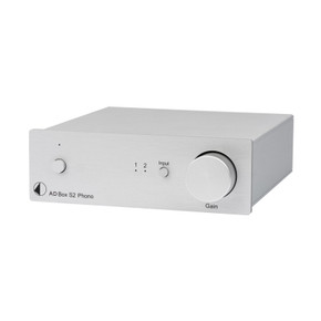 Pro-Ject A/D Box S2 MM/MC Phono Preamplifier - Silver