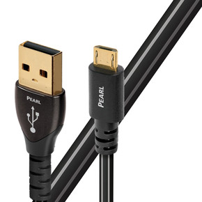 AudioQuest Pearl Micro USB Cable - USB-A to Micro-B - 0.75 Meter