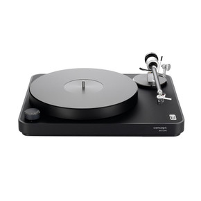 Clearaudio Concept AiR Turntable - Black - Satisfy Black Tonearm - No Cartridge