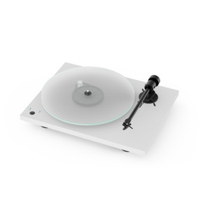 Pro-Ject T1 Phono SB Budget Reference Turntable - White - Ortofon OM5e