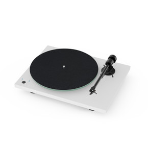 Pro-Ject T1 Phono SB Budget Reference Turntable - White - Ortofon OM5e