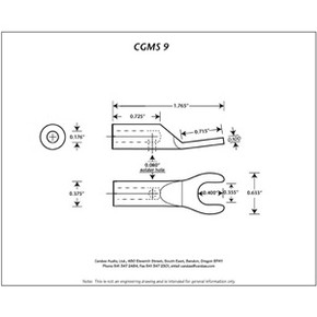 Cardas Audio Banana to 9mm Spade Adaptors - Set of 4