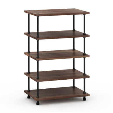 Salamander Archetype 5.0 - 5-Shelf Audio Rack - Real Walnut Wood