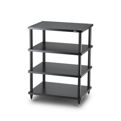 Solidsteel S2-4 Four-Shelf Audio Rack - Black