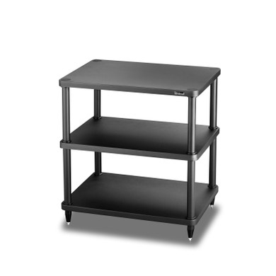 Solidsteel S3-3 Three-Shelf Audio Rack - Black