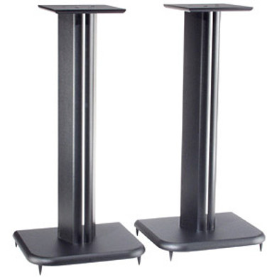 Sanus Basic Foundations III Speaker Stands - 31-Inch - Black - Pair