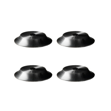 Sonic Saucers Isolation Discs Large Set of 4 - Black