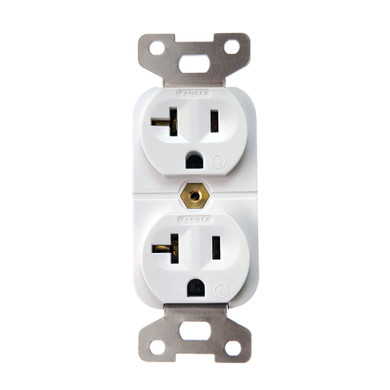 Front of Pangea Audio Premier AC Outlet - White