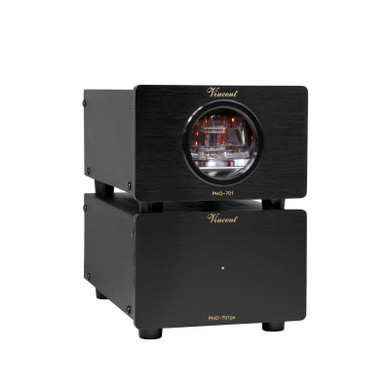 Vincent Audio PHO-701 Hybrid Phono Preamplifier - MM/MC - Black - New