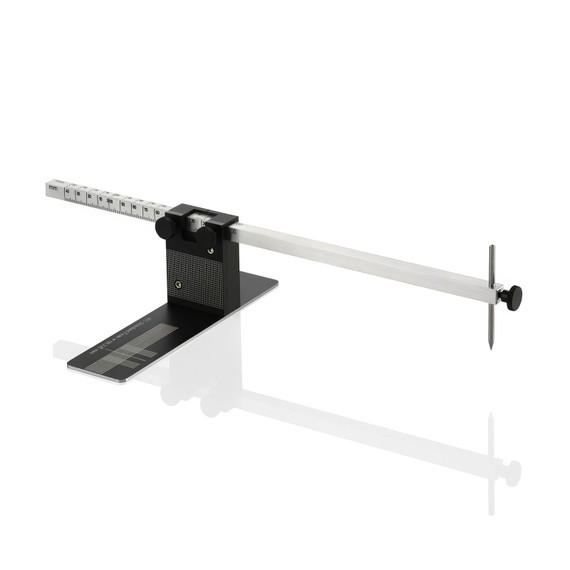 Angled view of the Clearaudio Cartridge Alignment Gauge