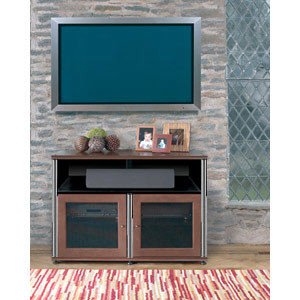 Salamander Synergy Twin 30 OC with Double-Width Shelf - Walnut/Alumium