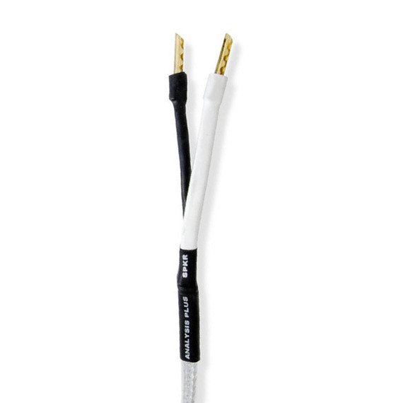 Analysis Plus Silver Oval 2 Speaker Cable - 8 Foot - Spade to Spade - Pair