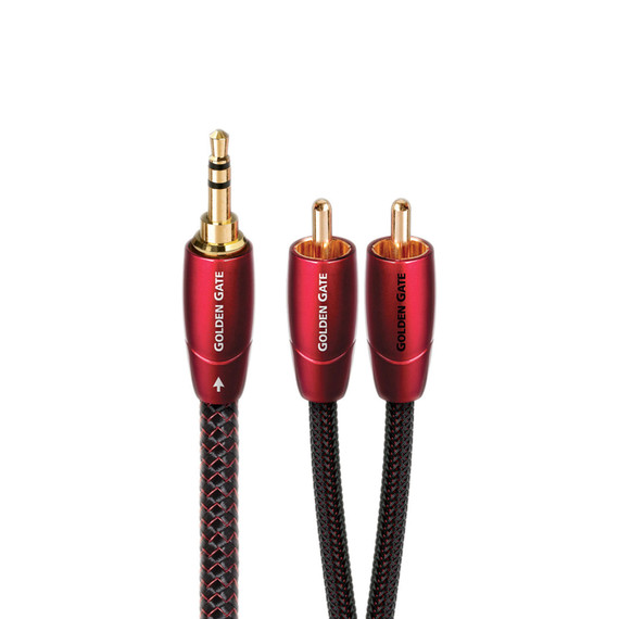 AudioQuest Golden Gate Interconnect Cable - 20.0 Meter - 3.5mm to RCA