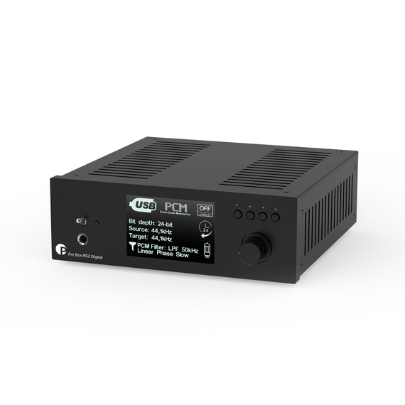 Side of Pro-Ject Pre Box RS2 DAC Preamplifier