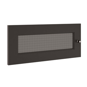 Salamander Synergy S10 Door - Black Trim with Perforated Steel Panel