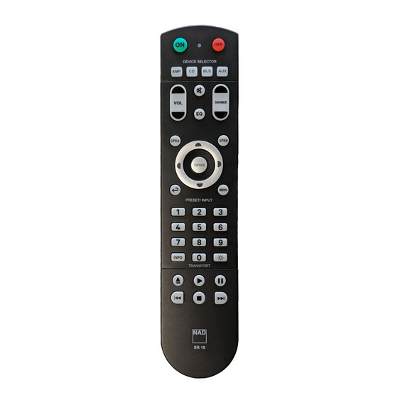 NAD SR10 Replacement Remote D3020, C368, C427, D7050, C399