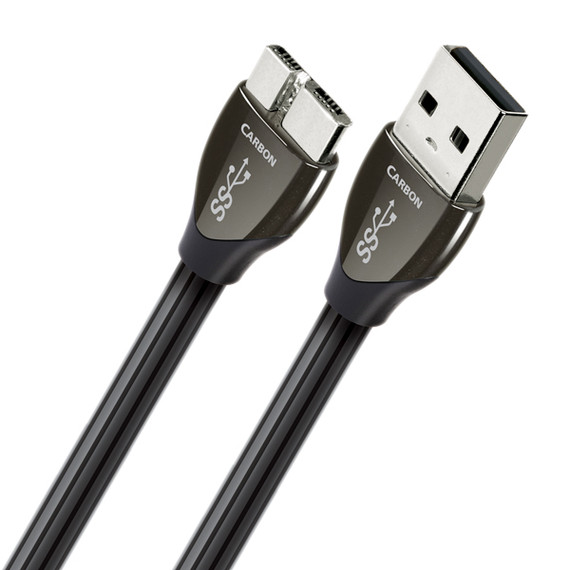AudioQuest Carbon USB 3.0 Cable - USB-A to Micro-B-3.0 - 0.75 Meter