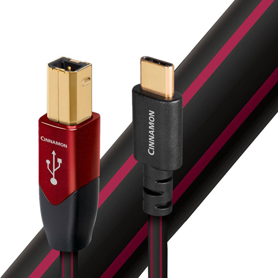 AudioQuest Cinnamon USB Cable - USB-C to USB-B - 0.75 Meter
