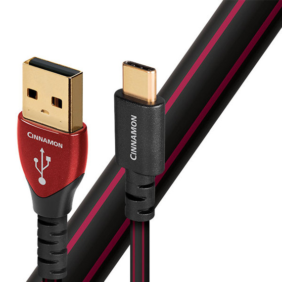 AudioQuest Cinnamon USB Cable - USB-A to USB-C - 0.75 Meter