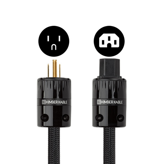 Kimber Kable PK 14 BASE Power Cable - 1.5 Meter - 15 Amp