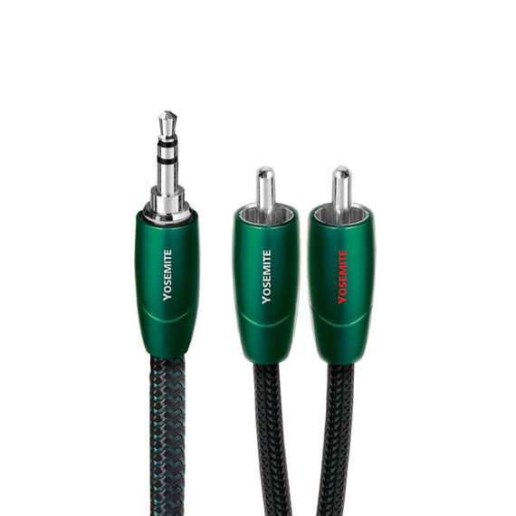 AudioQuest Yosemite Interconnect Cable - 3.0 Meter - 3.5mm to RCA