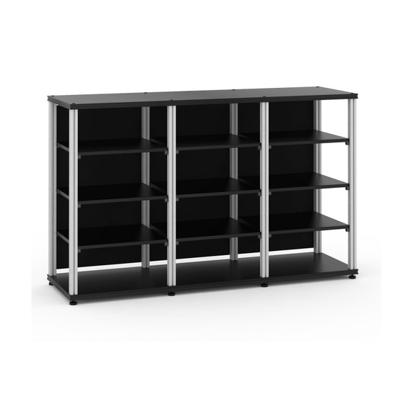 Salamander Synergy Triple 40 Rack Base - Black/Aluminum