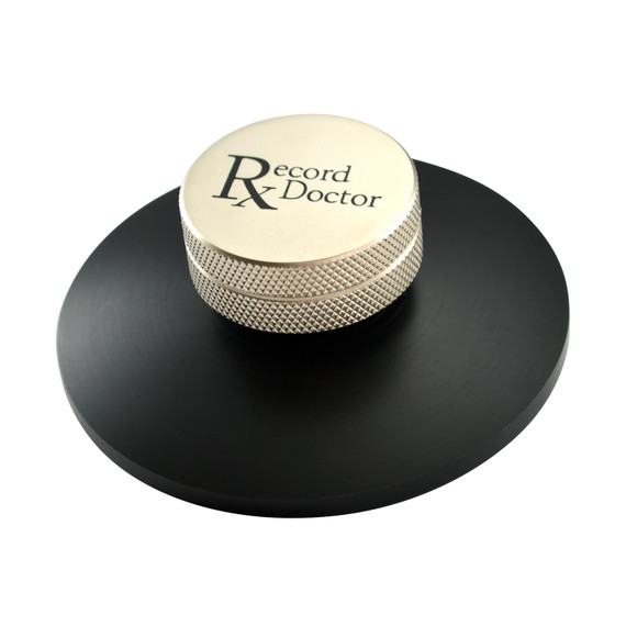 Record Doctor Record Clamp - Low Profile - Black-Silver