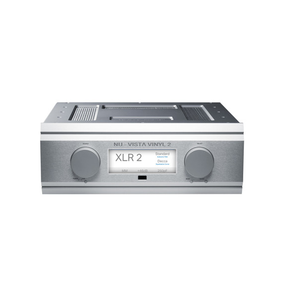 Front of Musical Fidelity Nu-Vista Vinyl 2 MM/MC Phono Preamplifier