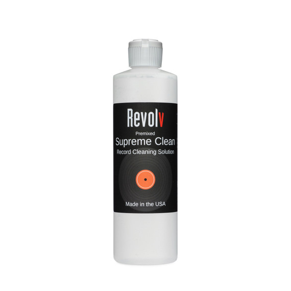 Front of Revolv Supreme Clean Record Cleaning Fluid