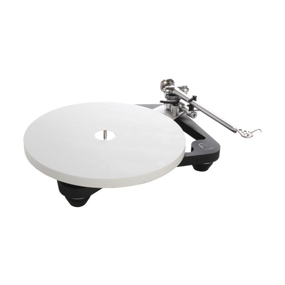 Rega PL10 Turntable - Black - No Cartridge Angle view