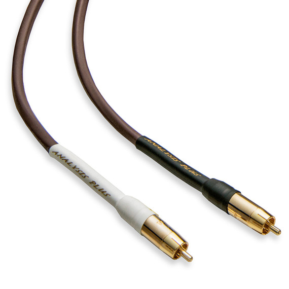 Analysis Plus Chocolate Oval Interconnect Cable - Pairs - RCA to RCA - Various Lengths
