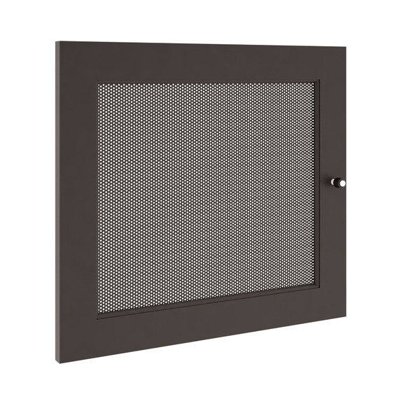 Salamander Synergy S20 Door - Black Oak Trim with Perforated Steel Panel